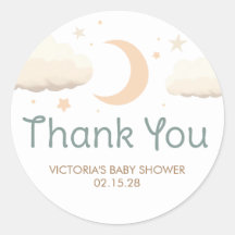 Estrellas lunares y nubes elegantes gracias