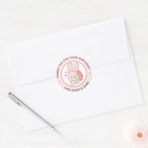 🏷️Etiqueta de agradecimiento al cliente linda