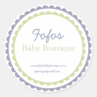 Pegatina Redonda Etiqueta/Pegatina de la moda Boutique Baby