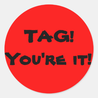 Pegatina Redonda ¡Etiqueta, ya estás! pegatinas