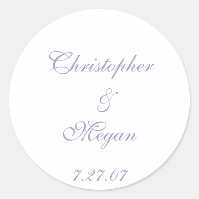 Pegatina Redonda Etiquetas (Anverso)