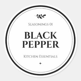 Pegatina Redonda Etiquetas de alimentos, etiquetas para frascos, et