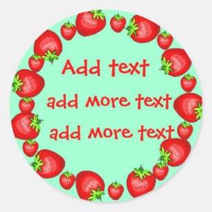 Pegatina Redonda Etiquetas de canalización personalizadas