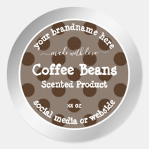 Etiquetas de empaque de productos Colores marrones