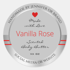 Pegatina Redonda Etiquetas de empaque de productos con encanto Plat