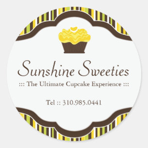 Pegatina Redonda Etiquetas de empaquetado de panaderías