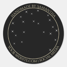 Etiquetas de empaquetado de productos de Purpurina