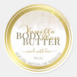 Pegatina Redonda Etiquetas de envasado de productos llamativas de c