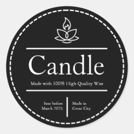 Pegatina Redonda etiquetas de mantequilla corporal, etiquetas de ve