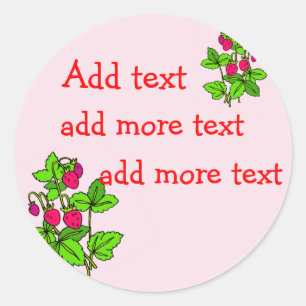 Pegatina Redonda Etiquetas de personalizable