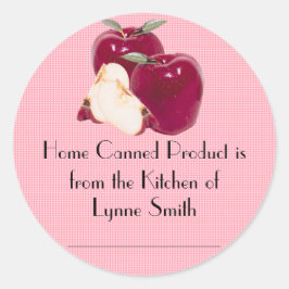 Pegatina Redonda Etiquetas de recubrimiento para el hogar — con man