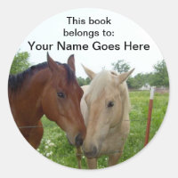 Etiquetas del libro de los caballos de BFF