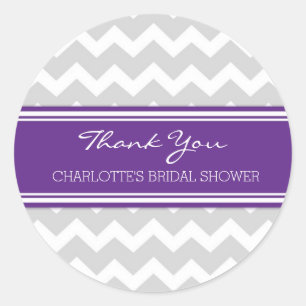 Pegatina Redonda Etiquetas favoritas de ducha marrón violeta gris