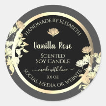 Etiquetas modernas de embalaje en negro y gris mar