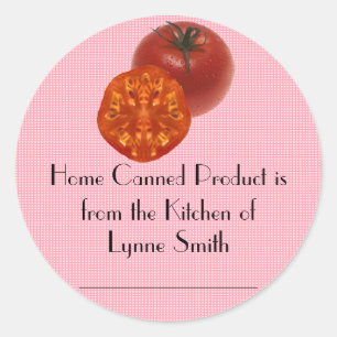 Pegatina Redonda Etiquetas para el revestimiento de casa — con toma