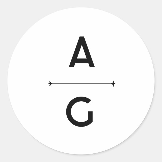 Pegatina Redonda Etiquette autocollante pour marige "Lettrus" (Anverso)