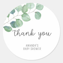 Eucalipto - gracias baby shower