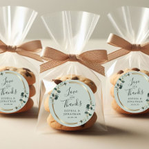 Eucalyptus Gold Metallic Wedding Favor de ti