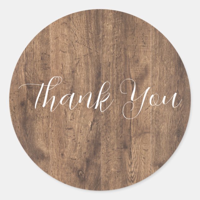 Pegatina Redonda Eucalyptus Greenery Wedding Sticker | Rustic (Anverso)