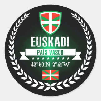 Pegatina Redonda Euskadi