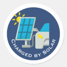 EV Cargado Por Pegatinas Solares
