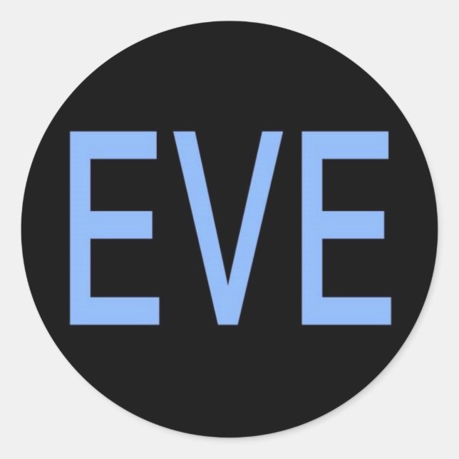 PEGATINA REDONDA EVE (Anverso)
