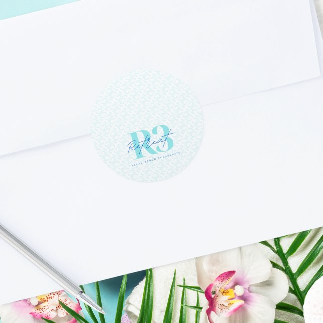 Pegatina Redonda Evento Corporativo de Luxury Retreat (Subido por el creador)