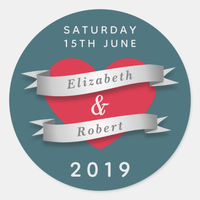 Pegatina Redonda Evento Parejas (Anverso)