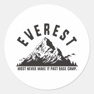 Pegatina Redonda Everest