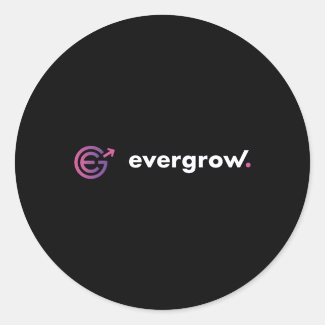 Pegatina Redonda Evergrew Coin (Anverso)
