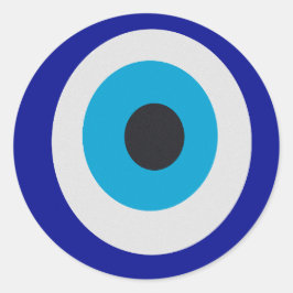 Pegatina Redonda Evil Eye Moderne Fortune Teller