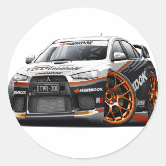 Pegatina Redonda Evo Race Car