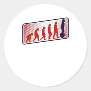 Pegatina Redonda Evolución de monótoel EUC E Unicycle
