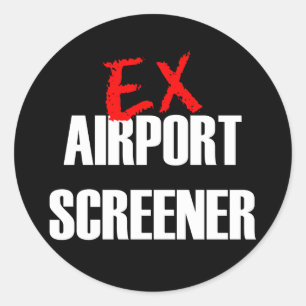 PEGATINA REDONDA EX AIRPORT SCREENER