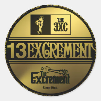 Pegatina Redonda excrement_Sticker