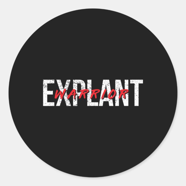 Pegatina Redonda Explicar el cáncer de conciencia de enfermedades p (Anverso)