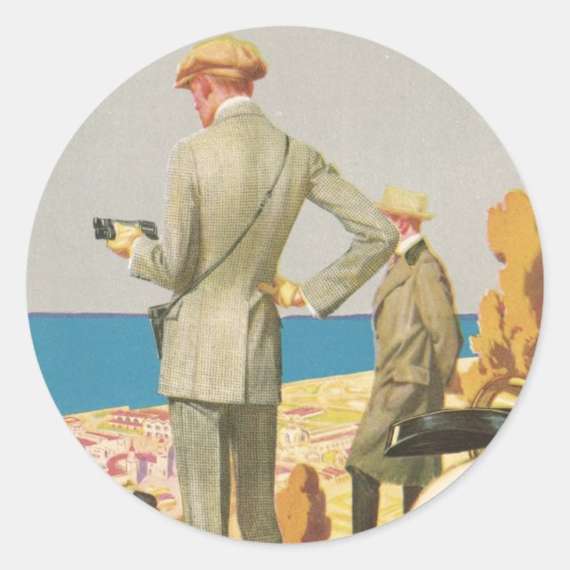 Pegatina Redonda Exposición del Pacífico de Panamá (Anverso)