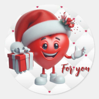 Pegatina Redonda Express your affection effortlessly.