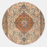 Exquisito patrón de alfombras persas