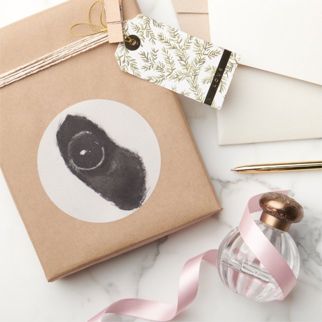 Pegatina Redonda Eye of the Panda – Gaze Collection (Regalar)