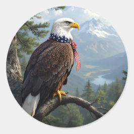 Pegatina Redonda Eyes Of The Sky -