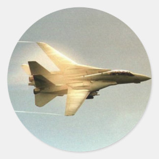 PEGATINA REDONDA F-14 TOMCAT