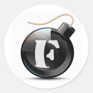 Pegatina Redonda F-bomba