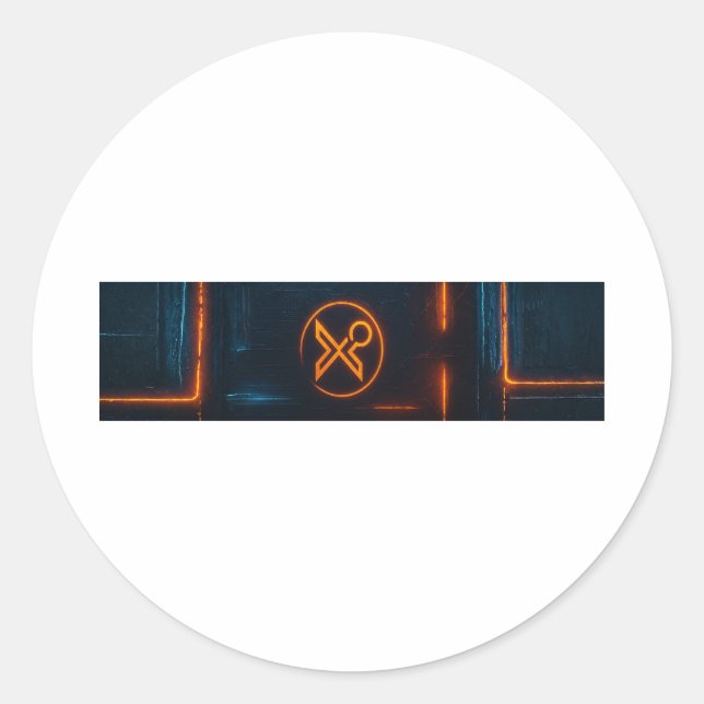 Pegatina Redonda F-Caw-F Essential Creative Style (Anverso)