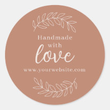 Fabricado a mano con amor pequeño negocio