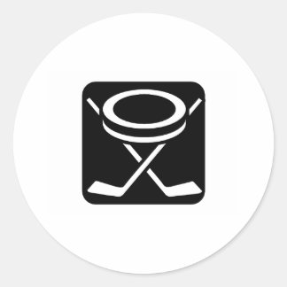 Pegatina Redonda Face Off Puck