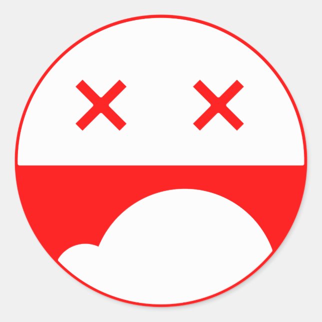 Pegatina Redonda Facepunch Stickers (Anverso)