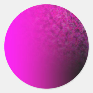 Pegatina Redonda Fades: Magenta y Nube
