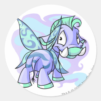 Pegatina Redonda Faerie Moehog