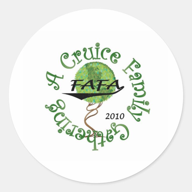 PEGATINA REDONDA FAFA (Anverso)